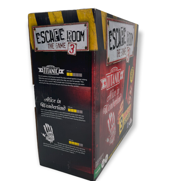 Escape Room Version 3 Board Game, for Adults and Kids, decoder challenge - Picture 4 of 6